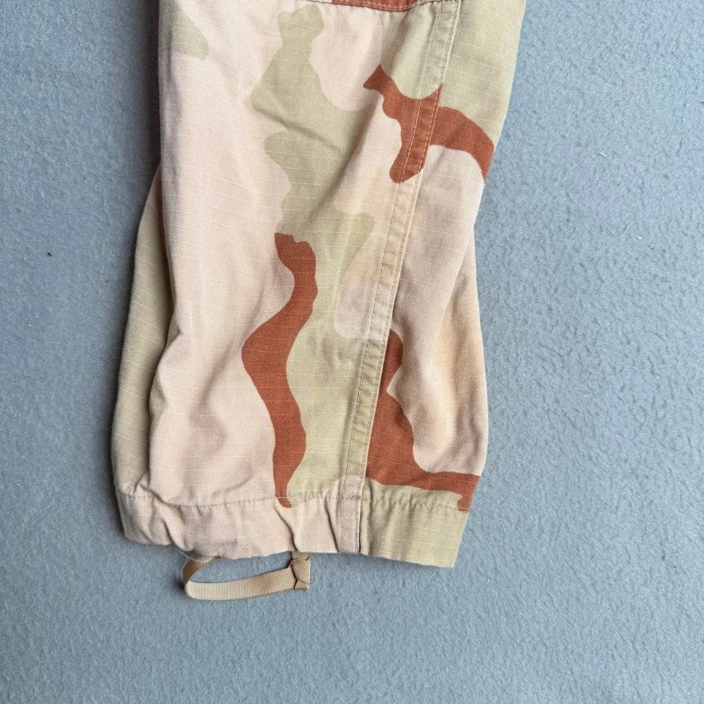 US Military 3 Color Desert Camo Cargo Pants Ripstop Small Short 8415-01-327-5329